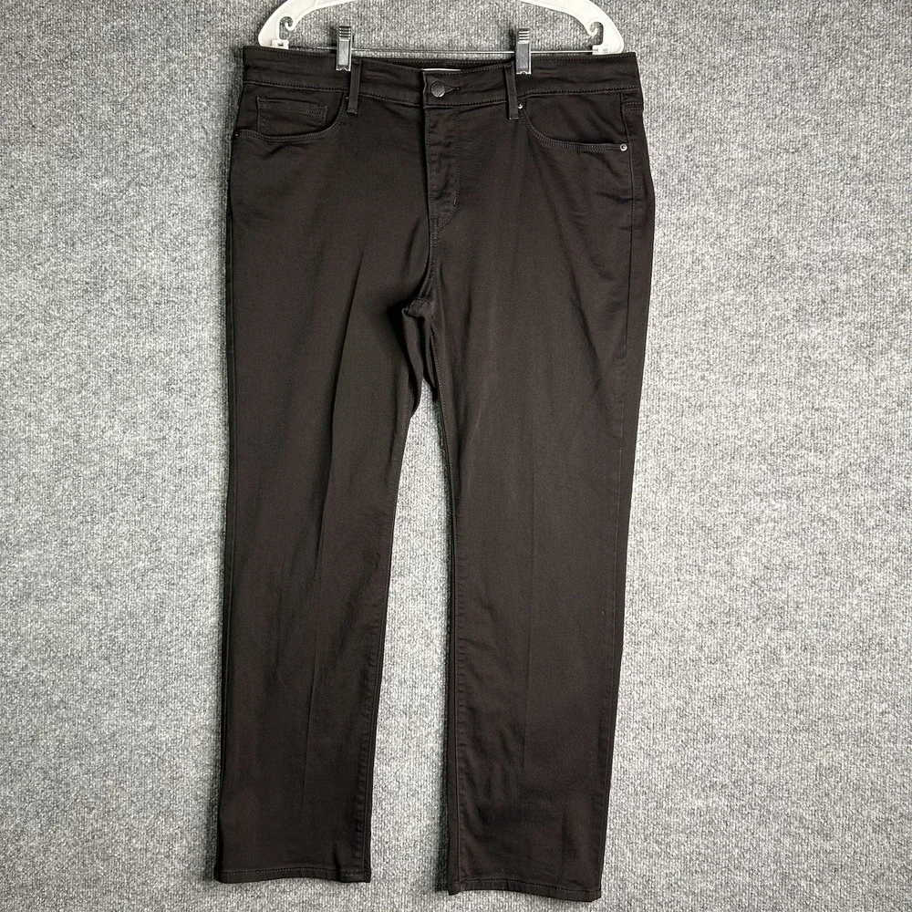 Signature Levi Strauss Jeans‎ Totally Shaping Straight Size 14s Black